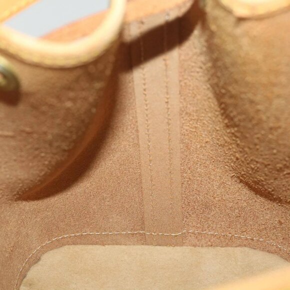 LOUIS VUITTON Nomad Mini Noe Hand Bag Leather Beige M43528 LV Auth ki3759V - Picture 12 of 16